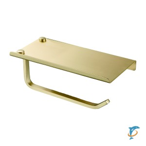 Держатель для туалетной бумаги HAIBA HB330-5, золото  (HB330-5)