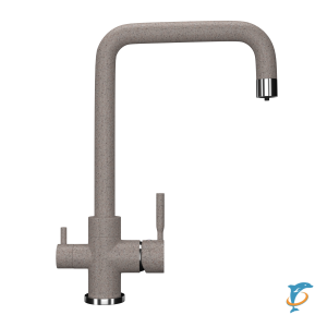 Смеситель для кухонной мойки Ulgran U-019 песочный  (U-019-302)