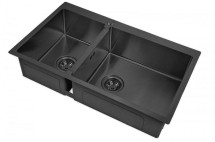 Кухонная мойка Zorg PVD 78-2-51-R GRAFIT — 