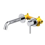 Смеситель для раковины встроенный Timo Saona 2372/00SM хром &mdash; 