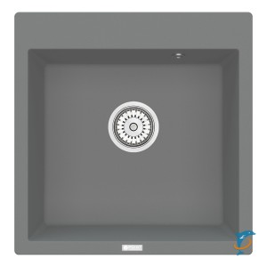 Мойка кухонная Point Арбель 51 серый  (PN3001AL)