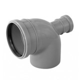 Отвод канализационный 110-50-90 задний ( Политек)  — Отвод канализационный 110-50-90 задний ( Политек)