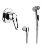 Смеситель встраиваемый Lemark Luna LM4119C с гигиеническим душем, встраиваемый — 