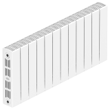 Биметаллический радиатор Rifar SUPReMO 350 - 12 секций боковое подключение — 