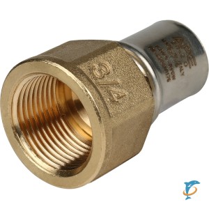 Stout Переходник с внутренней резьбой 3/4"х20 для металлопластиковых труб прессовой  (SFP-0002-003420)