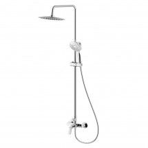 Смеситель Rossinka RS45-45 для душа с регулируемой высотой штанги и лейкой &quot;Тропический дождь&quot; — 