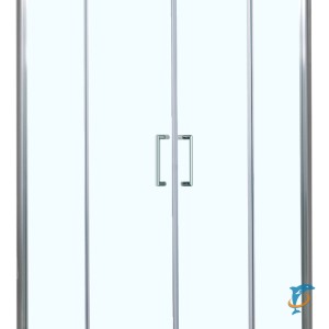 Душевое ограждение Azario GREENWOOD 1100х1100х1850 прозрачное стекло 6 мм, цвет профиля серебро (AZ-NNE1142 1100)  (AZ-NNE1142 1100)