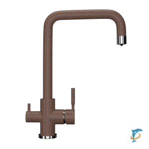 Смеситель для кухонной мойки Ulgran U-019 терракот  (U-019-307)