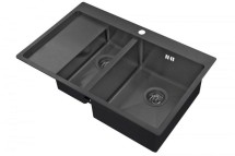 Кухонная мойка Zorg PVD 5178-2-R GRAFIT — 