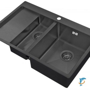 Кухонная мойка Zorg PVD 5178-2-R GRAFIT  (PVD 5178-2-R GRAFIT)