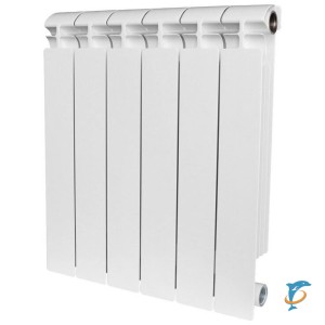 Радиатор биметаллический секционный STOUT ALPHA 500 AL 500 мм 6 секций боковой   (SRB-2310-050006)