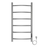 Полотенцесушитель электрический AZARIO VERONA 400/800 6 секций, диммер справа, хром (AZ04848) — Водяной полотенцесушитель «Венето» 450/1051 Terminus Benetto 20 перекладин