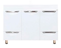 Тумба для комплекта Мисти (Misty) Лаванда 105 с 2-мя ящиками — Тумба для комплекта Misty Лаванда 105 с 2-мя ящиками