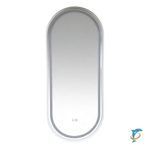 Зеркало с подсветкой Azario Блейк 1200х500х50 АZ-LED011725, белый матовый (АZ-LED011725)