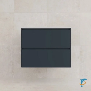 Тумба с раковиной подвесная Style Line Лима 70, графит (ЛС-00002466+СС-00002495)