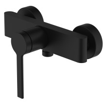 Смеситель для душа Azario VINCENTE с ручным душем, керамический картридж, без излива, чёрный (AZ-VRZ338326PA) — 