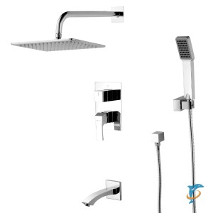 Смеситель встраиваемый Lemark Unit LM4522C для ванны и душа, встраиваемый (LM4522C)