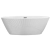 Ванна акриловая Azario ARFA 1700х800х580 свободностоящая, в комплекте с сифоном и металлической рамой (AZ-6613C)