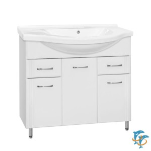 Мебель для ванной Style Line Эко Стандарт 26 (2 ящ.) 100  (ЛС-00000240 + 1WH110255 + ЛС-00000239)