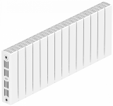 Биметаллический радиатор Rifar SUPReMO 350 - 14 секций боковое подключение — 