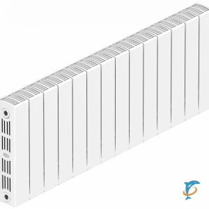 Биметаллический радиатор Rifar SUPReMO 350 - 14 секций боковое подключение (4RS35-14)