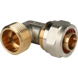 Stout Угольник-переходник с наружной резьбой 1&quot;x26 для металлопластиковых труб винтовой — 