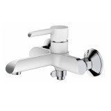 Смеситель для ванны HAIBA HB60805-8 латунь, белый/хром &mdash; 