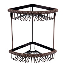 Полка угловая Lemark Jasmine LM6682ORB 2-ярусная — 