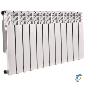  Радиатор биметаллический THERMA Q2 350/80 10 секций 980 Вт  (Q2 350/80 10)