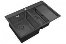 Кухонная мойка Zorg PVD 5178-2-L GRAFIT — 