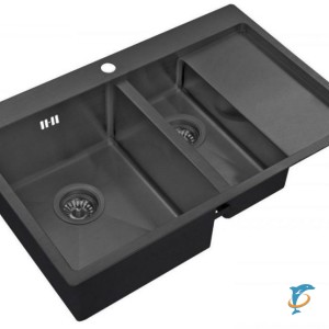 Кухонная мойка Zorg PVD 5178-2-L GRAFIT (PVD 5178-2-L GRAFIT)