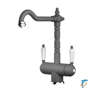 Смеситель OMOIKIRI Amagasaki-PL для кухни платина  (4994071)