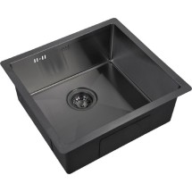 Кухонная мойка Zorg PVD 5151 GRAFIT —     врезная;
    прямоугольная;
    одночашевая мойка;
    из нержавеющей стали;
    размеры (ШхГ) 51х51 см;