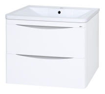 Тумба с раковиной Misty Атлантик 60 с 2 ящ. подвесная — 