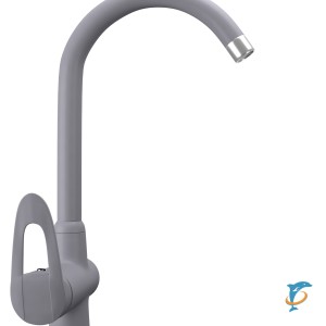 Смеситель для кухонной мойки Ulgran Quartz UQ-006 бетон (UQ-006-05)