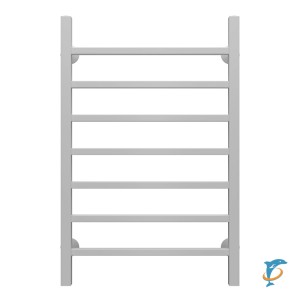 Полотенцесушитель водяной AZARIO ANCONA 500/800 квадрат, 7 секций, нижнее/диагональное подключение, 1/2", белый (AZ83914W)  (AZ83914W)