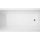 Ванна пристенная Loranto Novaro La 1500х700 ABS пластик, белая (CS00078466)  (CS00078466)