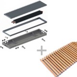 Конвектор ITT.190.200.4200 с решеткой GRILL.SGW-20-4200 венге — 