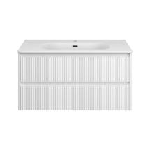 Тумба под раковину Brevita Riva 100 подвесная — 