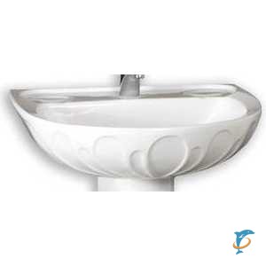 Раковина Santeri Лотос 580х 500, белый (1.3110.6.S00.10B.0) (1.3110.6.S00.10B.0)