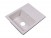 Мойка Rossinka RS56-46SW-White  для кухни из исскуственного камня квадратная, с крылом, реверсивная, с сифоном