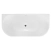 Ванна акриловая Azario MELADO 1700х800х580, пристенная, в комплекте с сифоном и металлическими ножками, белый (AZ-7005-17W)