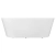Ванна акриловая Azario MELADO 1700х800х580, пристенная, в комплекте с сифоном и металлическими ножками, белый (AZ-7005-17W)