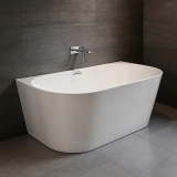 Ванна акриловая Azario MELADO 1700х800х580, пристенная, в комплекте с сифоном и металлическими ножками, белый (AZ-7005-17W) &mdash; 