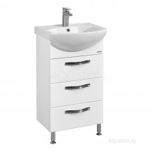 Тумба под раковину Aquaton Ария 50 Н белый 1A140201AA010 — 