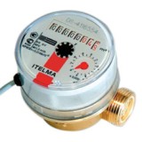 Счетчик для горячей воды ITEALMA WFW24 — Макс. температура воды,°С: 90, Монтажная длина, мм: 80, Присоединит. размеры: Ду 15 мм, Магнитная защита: есть