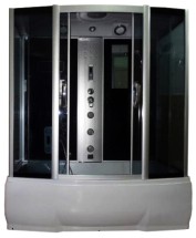 Душевая кабина River DUNAY 150/80/50 ТH — закрытая кабина, полностенная, комбинированная с ванной, двери раздвижные, материал поддона: акрил, материал стенок: стекло,
Габариты (ШхВхД)	80х218х150 см
