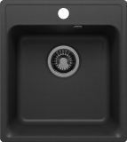 Мойка кухонная Polygran Quartz Bond 430 уголь &mdash; 