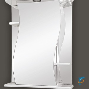 Зеркало со шкафом Мисти (Misty) Лиана 60 левое  (Э-Лиа02060-01СвЛ)