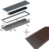 Конвектор ITT.190.250.2900 с решеткой GRILL.SGW-25-2900 орех &mdash; 